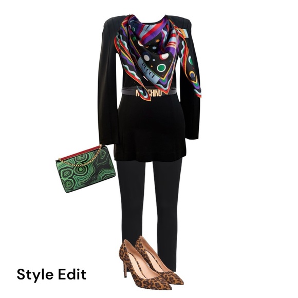 Theory Crepe Tunic Top with Hidden Zipper Sleeves | S - Picture 3 of 13